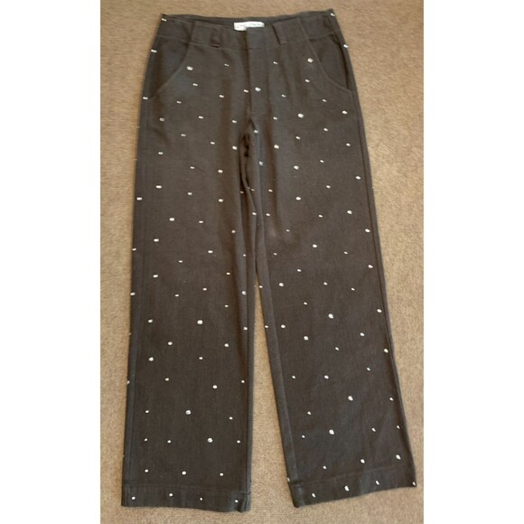 Free People Suit Set Womens 4 Embellished Blazer Pants Studded Southwestern - Picture 6 of 16